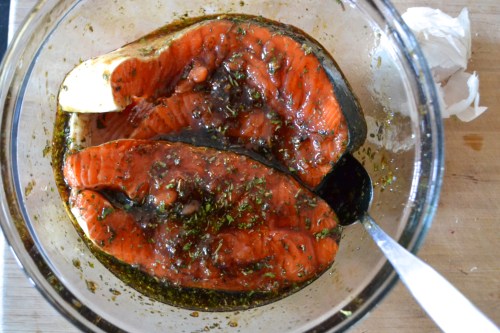 salmon supper steaks