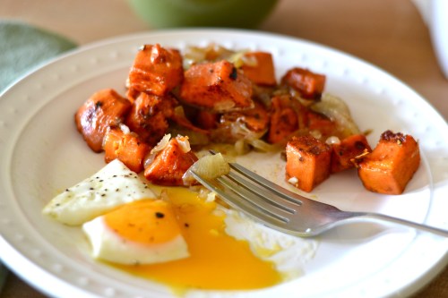 sweet potato hash eaten