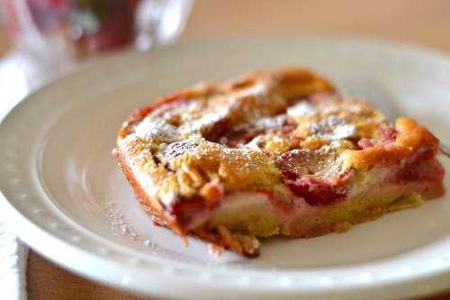 clafoutis slice close