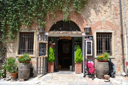 The most amazing little lunch place (Enoteca Tognoni) in the quaint town of Bolgheri.
